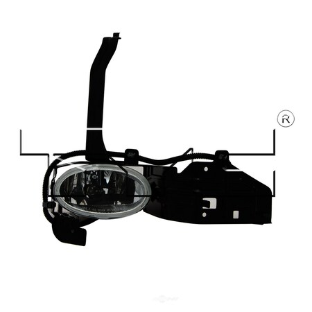 Tyc Fog Light Assembly 2008-2010 Honda Accord, 19-5975-00 19-5975-00