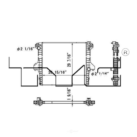 Tyc Radiator, 2711 2711