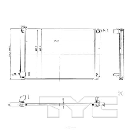 Tyc Radiator, 2929 2929
