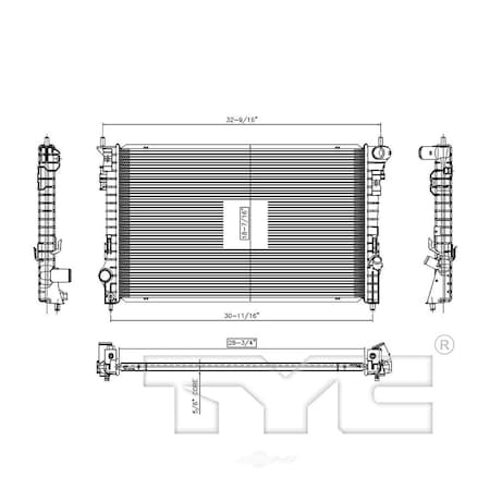 Tyc Radiator, 2936 2936