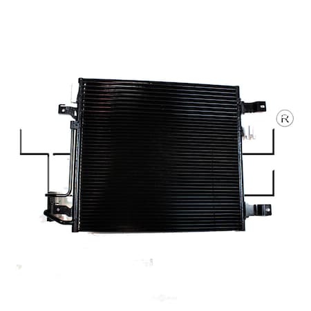 Tyc A/C Condenser 2007-2011 Jeep Wrangler, 3768 3768