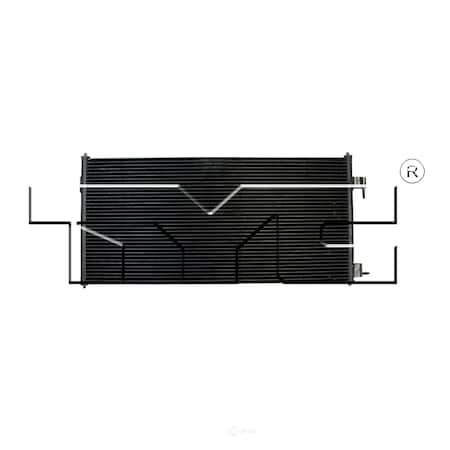 Tyc A/C Condenser 2011-2012 Ford Transit Connect - -L ELECTRIC, 3876 3876