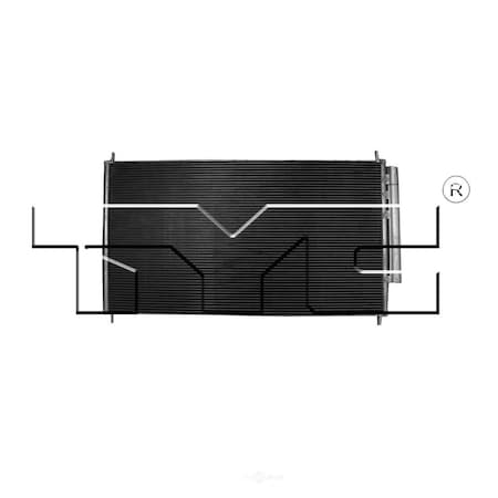 Tyc A/C Condenser 2012-2015 Honda Civic 1.8L 2.4L, 3976 3976