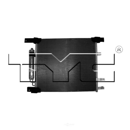 Tyc A/C Condenser, 3986 3986