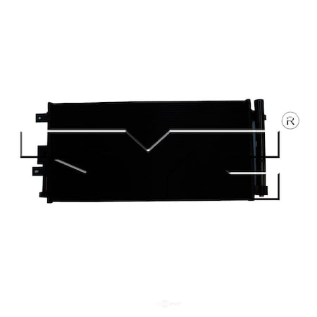 Tyc A/C Condenser 2013-2017 Fiat 500 - -L ELECTRIC, 3987 3987