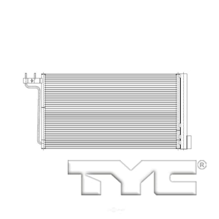 Tyc A/C Condenser 2015-2017 Ford Focus 2.0L, 4914 4914