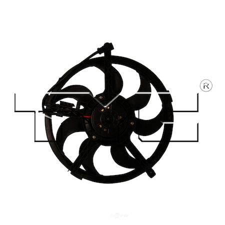 Tyc Dual Radiator and Condenser Fan Assembly, 622490 622490
