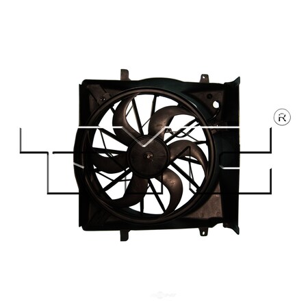 Tyc Dual Radiator and Condenser Fan Assembly 2002-2007 Jeep Liberty, 622690 622690