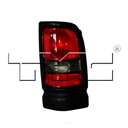 Tyc Tail Light Assembly, 11-3239-01-9 11-3239-01-9