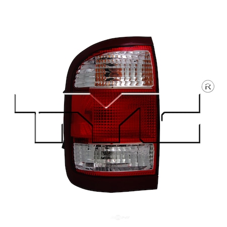 Tyc Tail Light Assembly 1999-2000 Nissan Pathfinder, 11-5352-00 11-5352-00