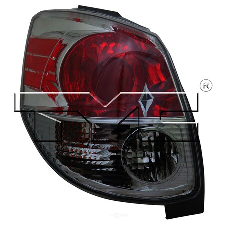 Tyc Tail Light Assembly 2005-2008 Toyota Matrix 1.8L, 11-6076-00-1 11-6076-00-1