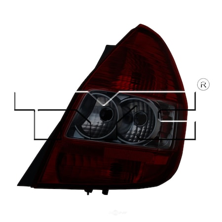 Tyc Tail Light Assembly 2007-2008 Honda Fit 1.5L, 11-6209-01 11-6209-01