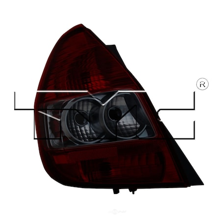 Tyc Tail Light Assembly 2007-2008 Honda Fit 1.5L, 11-6210-01 11-6210-01