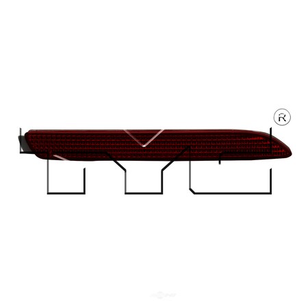 Tyc Reflector Assembly, 17-5280-00-9 17-5280-00-9