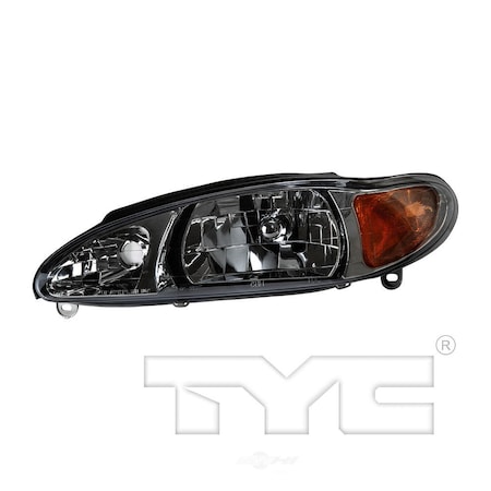 Tyc Headlight Assembly 1997-2002 Ford Escort 2.0L, 20-3596-00 20-3596-00