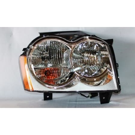 Tyc Headlight Assembly 2007 Jeep Grand Cherokee V6 V8, 20-6589-00-9 20-6589-00-9