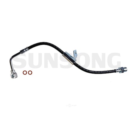 Sunsong Brake Hydraulic Hose - Front Left, 2201111 2201111