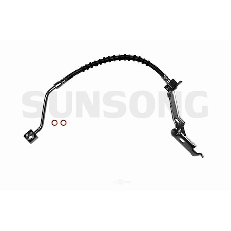 Sunsong Brake Hydraulic Hose - Front Left, 2201272 2201272