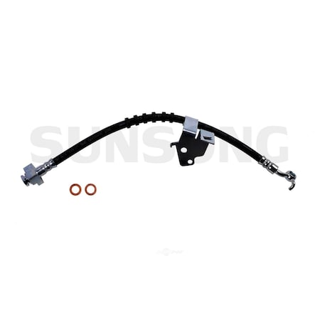 Sunsong Brake Hydraulic Hose - Front Left, 2201829 2201829