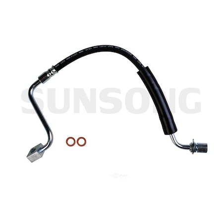 Sunsong Brake Hydraulic Hose - Front Left, 2202576 2202576