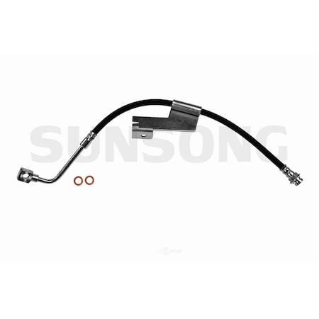 Sunsong Brake Hydraulic Hose - Front Left, 2203110 2203110
