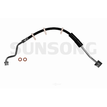 Sunsong Brake Hydraulic Hose - Front Right, 2203152 2203152