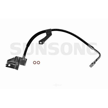 Sunsong Brake Hydraulic Hose - Front Left, 2203181 2203181