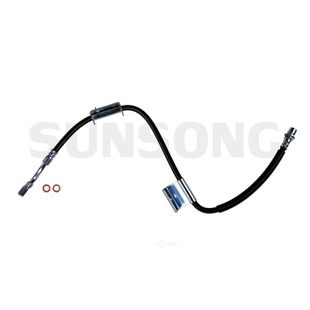 Sunsong Brake Hydraulic Hose - Front Left, 2203231 2203231