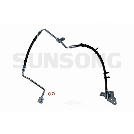 Sunsong Brake Hydraulic Hose - Front Right, 2203271 2203271