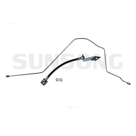 Sunsong Brake Hydraulic Hose 1995-1996 Ford F Super Duty, 2203569 2203569
