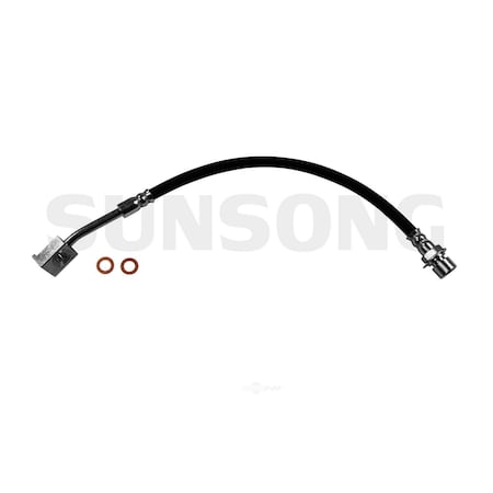 Sunsong Brake Hydraulic Hose - Front Left, 2203724 2203724