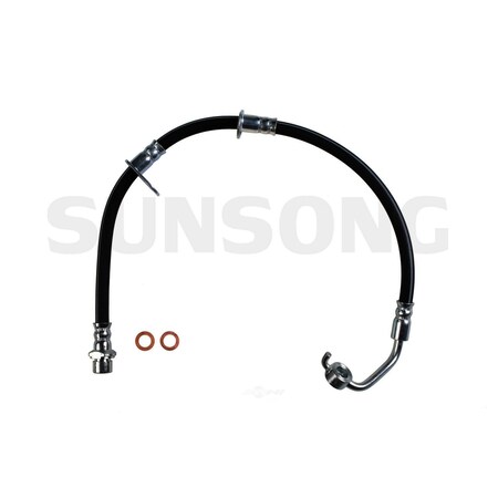 Sunsong Brake Hydraulic Hose - Front Left, 2203807 2203807