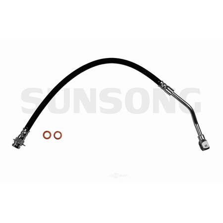 Sunsong Brake Hydraulic Hose - Front Left, 2203873 2203873