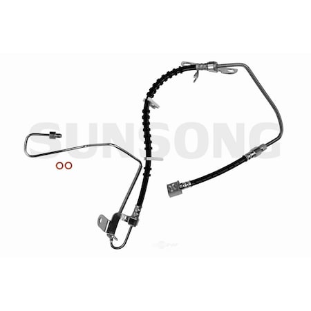 Sunsong Brake Hydraulic Hose - Rear Left, 2204357 2204357