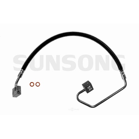 Sunsong Brake Hydraulic Hose - Rear Center, 2204606 2204606
