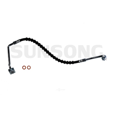 Sunsong Brake Hydraulic Hose - Front Left, 2204762 2204762