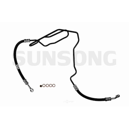 Sunsong Power Steering Pressure Line Hose Assembly, 3401145 3401145