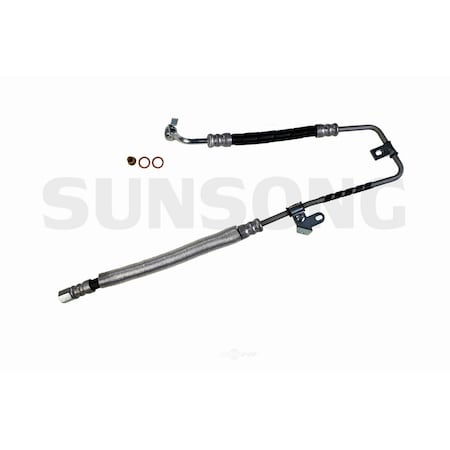 Sunsong Power Steering Pressure Line Hose Assembly - From Pump, 3401162 3401162