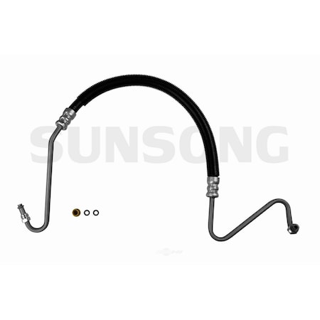 Sunsong Power Steering Pressure Line Hose Assembly-Hydroboost To Gear, 3401276 3401276