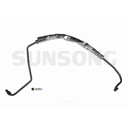 Sunsong Power Steering Pressure Line Hose Assembly-Pump To Hydroboost, 3401351 3401351