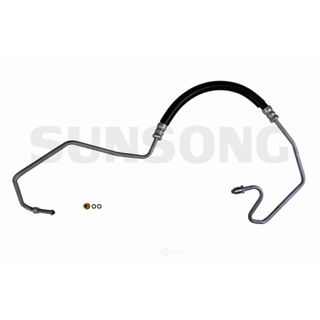 Sunsong Power Steering Pressure Line Hose Assembly-Hydroboost To Gear, 3401375 3401375