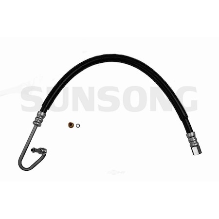 Sunsong Power Steering Pressure Line Hose Assembly-Hydroboost To Gear, 3401395 3401395