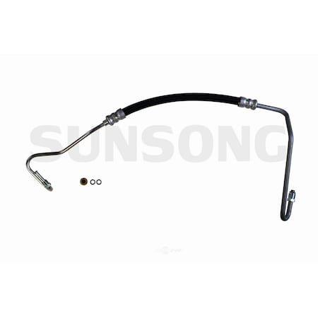 Sunsong Power Steering Pressure Line Hose Assembly-Hydroboost To Gear, 3401539 3401539