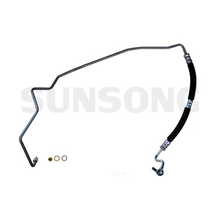 Sunsong Power Steering Pressure Line Hose Assembly 1989-1995 Toyota Pickup 3401649