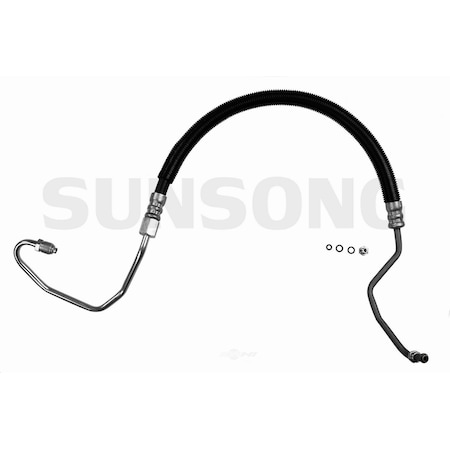 Sunsong Power Steering Pressure Line Hose Assembly, 3401833 3401833