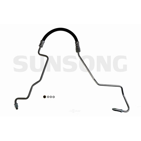 Sunsong Power Steering Pressure Line Hose Assembly, 3401844 3401844