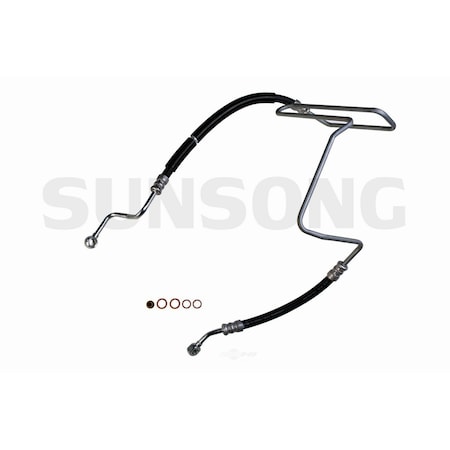 Sunsong Power Steering Pressure Line Hose Assembly, 3401928 3401928