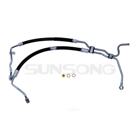 Sunsong Power Steering Hose Assembly 2003-2004 Subaru Forester 2.5L, 3403948 3403948