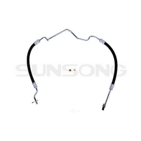 Sunsong Power Steering Pressure Line Hose Assembly-Pump To Hydroboost, 3404366 3404366