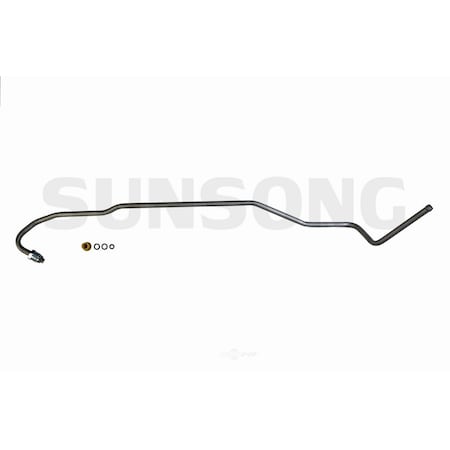 Sunsong Power Steering Return Line Hose Assembly - From Gear, 3601441 3601441